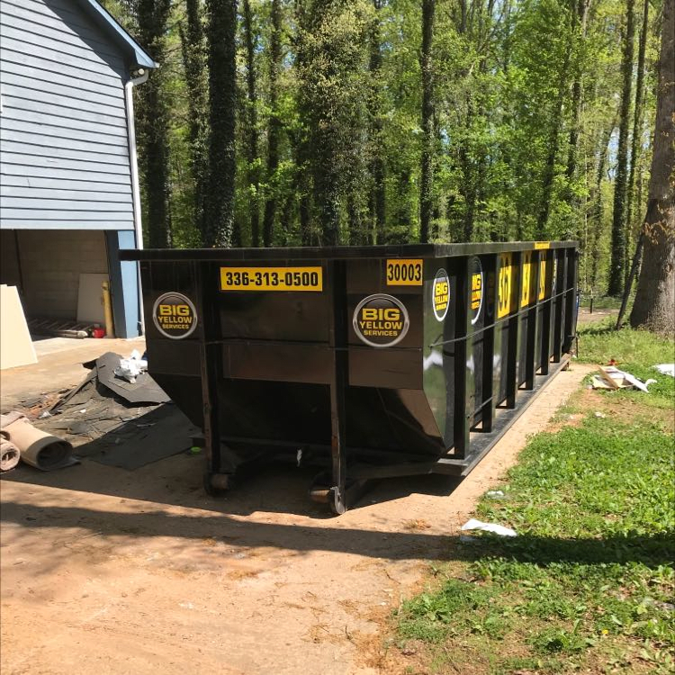 A-1109 Village Oak Drive Northwest Winston-Salem, NC 27106 Dumpster Rentals in Winston-Salem, NC  | Roll-Off Dumpster and Portable Toilet Rentals | Big Yellow Services, LLC